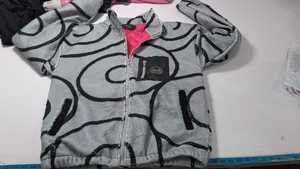 Veste longue et fine à col montant zippée en polaire sherpa avec doublure, logo brodé et par sublimation, design personnalisé et découpe laser - Product Image 5