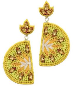 Colección de artesanías MD, pendientes de tuerca bordados ligeros y elegantes, piezas de gran Declaración para ocasiones de fiesta - Product Image 2