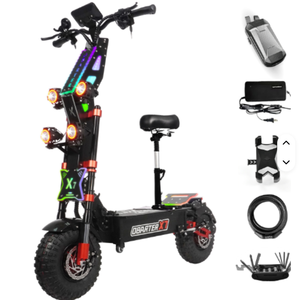 Scooter électrique pour adultes, 55 mph, pneus de 14 pouces, autonomie de 90 miles, moteur 8000W, 60V40AH - Product Image 5