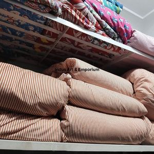Tela de Algodón Cambray Premium Ecológica con Estampado Tradicional Jaipuri 68x68 para Decoración del Hogar, Bolsos, Cortinas y Niños - Product Image 3