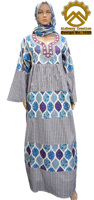 Abaya de conception moderne en coton imprimé longue robe de fantaisie Maxi Kaftan avec utilisation avec abaya respirante en pur coton pour femmes