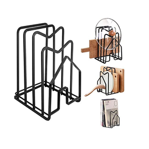 <b>Metal</b> Chopping Board Stand for Kitchen Storage Pan Lid <b>Holder</b> Stand Rack and Kitchenware and Restaurants with Sale - Product Image 6
