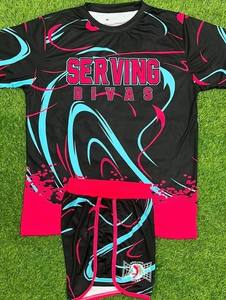 Uniforme de Fútbol Americano al por Mayor de Alta Calidad, Personalizado con Impresión por Transferencia de Calor, Corto, Transpirable y que Absorbe la Humedad - Product Image 6