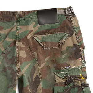 Hot Selling High Street Fashion Breathable Summer <b>Elastic</b> <b>Waist</b> Custom Logo Distressed Denim <b>Jean</b> Shorts <b>Men</b> 2025 - Product Image 6