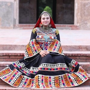 Robe de mariage afghane traditionnelle de qualité supérieure Service OEM Ensembles robe afghane vintage 2 pièces robe longue et pantalon - Product Image 1