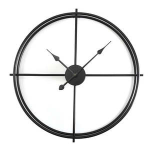 Silent Sweep Quartz Movement <b>Wall</b> <b>Clock</b> Luxury Home <b>Decorative</b> Gold Black Iron Metal Still Life Pattern Antique <b>Clock</b> - Product Image 6