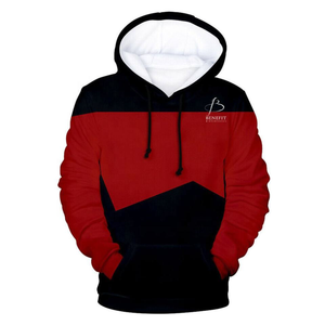 Sudaderas con capucha Unisex de alta calidad, ropa de invierno de estilo urbano con bordado personalizado, venta al por mayor de ganchillo para hombres en blanco - Product Image 1
