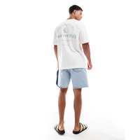 Meilleure Vente T-shirt Décontracté Homme 100% Coton Col Rond Manches Courtes Anti-boulochage Respirant Imprimé au Dos Coupe Oversize Couleur Personnalisable