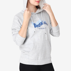 Sweat à capuche pour femme en polaire polyester/coton de haute qualité, respirant, imprimé, avec logo frontal, doublé, manches longues, doux, décontracté, pour l'hiver et le quotidien - Product Image 3