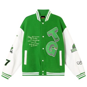 Chaqueta de béisbol de manga larga para hombre, chaqueta deportiva de Chenille con Logo bordado, ropa para el trabajo, escuela, Letterman, nuevo diseño - Product Image 3