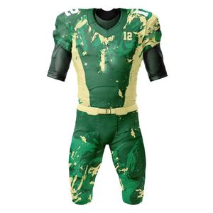 Conjunto de fútbol personalizado ropa camiseta de fútbol de equipo ropa de fútbol americano conjunto completo uniforme de fútbol camisetas de fútbol de equipo - Product Image 3