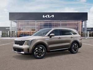 Kia Sorento Hybride EX AWD 2025 Marron à Faible Kilométrage d'Occasion avec Toit Ouvrant Panoramique Démarrage à Distance Cuir Navigation - Product Image 4