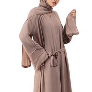 High Quality Quick Dry Breathable Ladies Abaya Kimono <b>Cardigan</b> New Modest Islamic Professional Muslim Clothing Plus Size - Product Image 4