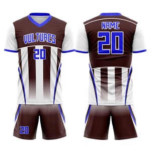 Bán Buôn Người Đàn Ông Của 100% Polyester Bóng Đá Jersey Ngắn Bóng Đá Jersey Phía Trước Tên Cầu Vồng Rắn Hình Học Thư Đội Tên - Product Image 1