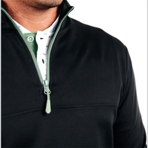 เสื้อเชิ้ตแขนยาวสำหรับผู้ชายชุดเดรสมืออาชีพกันรอยยับไม่รีดธุรกิจผ้าไหมน้ำแข็งไฮเอนด์แบบสั่งทำสีดำ - Product Image 4