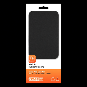 <b>Rubber</b> <b>Flooring</b> Safety Anti-Slip <b>Mat</b> Black Cat Orig. BC-10m X 0.35m X 3.3mm - Product Image 3