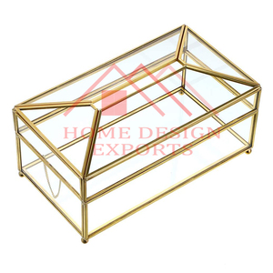 2025 HandmadeGlass And Brass <b>Tissue</b> <b>Box</b> And <b>tissue</b> Dispenser At Wholesale Rate - Product Image 2