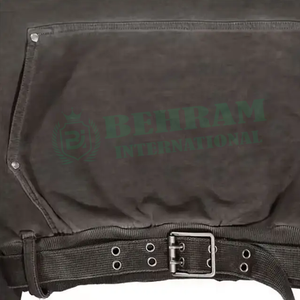 เสื้อฮู้ดดี้ผู้ชายคุณภาพสูง ทรงปกติ แขนยาว ผ้าคอตตอน 100% ตัดเย็บอย่างดี พร้อมเข็มขัดรัดเอว - Product Image 5