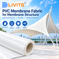 Bâche de protection extérieure moderne pour parcs, auvent tendu, en tissu enduit haute résistance et résistant aux déchirures, pour la vente en gros
