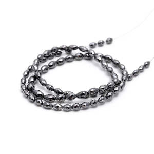 Perles de diamant noir 100% naturelles, 4-6,5 mm, brins de 16 pouces, diamants en vrac - Product Image 3