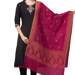 พร้อมส่ง ผ้าพันคอแคชเมียร์ 100% ลายใบไม้ กันลม ป้องกันแบคทีเรีย สำหรับผู้หญิง ขายส่ง ราคาถูก สำหรับฤดูหนาว - Product Image 3