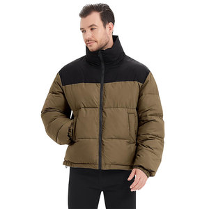 Chaqueta de Invierno para Hombre con Cierre, Cuello Alto, Acolchada, Cálida, Transpirable, Cortavientos e Impermeable, Larga - Product Image 5