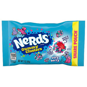 Boîte en gros très bon marché Nerds Gummy Clusters TB 85g 12 pièces Fournisseur en gros pour l'exportation Bonbons gélifiés fruités croquants à bas prix - Product Image 2
