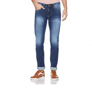 Nieuw Design Kleding Merk Heren Jongens Denim Broek Lage Prijs Overstock Merken Denim Skinny Jeans Broek Heren Kleding