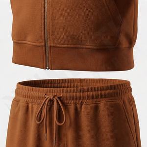 Conjunto Deportivo para Hombre, Sudadera con Capucha y Cuello, Cintura con Cordón Ajustable, Mangas Largas Cómodas, Color Personalizado - Product Image 5