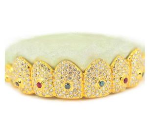 Custom Perm Cut Colorful Diamond Grillz Trillion Cut & Dust Finish Juego de 8 o 16 piezas Impresión incluida Totalmente personalizable - Product Image 4