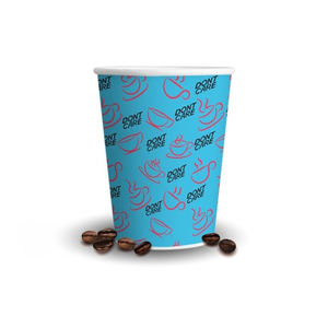 Celestino Gobelets en papier biodégradables jetables compostables 50pcs sac logo personnalisable 100% écologique - Product Image 1