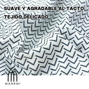 Juego de Funda Nórdica Moderna a Rayas con Cierre de Cremallera, 100% Poliéster Tejido, con Funda de Almohada, Suave y Transpirable para un Sueño Reparador, Uso Doméstico - Product Image 6