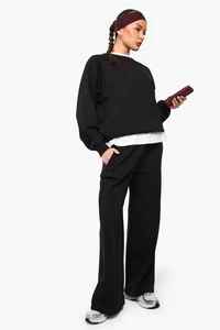 Pantalon de survêtement Disco Joggers taille moyenne pour femmes noires personnalisées pleine longueur - Product Image 4