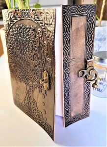 Diario de cuero único Árbol DE LA VIDA Diario de gratitud Diario diario Cuaderno Diario de viaje Meditación Mindfulness - Product Image 3