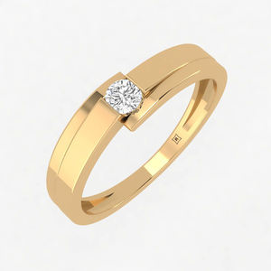 Rikhava Anillo de dedo fino para mujer con diamantes reales Más popular para bodas y compromisos Joyería certificada IGI - Product Image 3