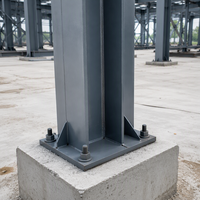 Poutre en H soudée en acier pour support de colonne, certifiée selon les normes ASTM EN JIS