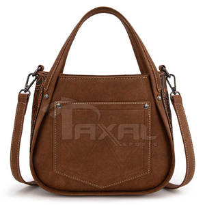 Sac fourre-tout en cuir de vachette portable en gros Sac fourre-tout en cuir de vachette à la mode nouveau design - Product Image 3