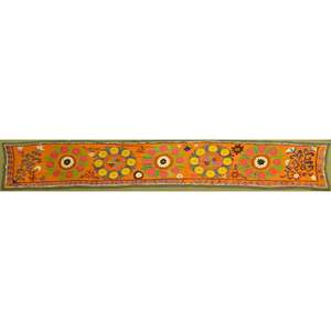 Arte en Algodón Afgano Hecho a Mano, Listo para Colgar, Decoración de Pared para el Hogar, 136 X 26, Panwd0014 - Product Image 1