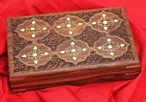 Caja de Joyería de Madera Personalizada Hecha a Mano para Amantes de la Decoración Artesanal, Detalles de Impresión Finos, Precio al por Mayor - Product Image 5