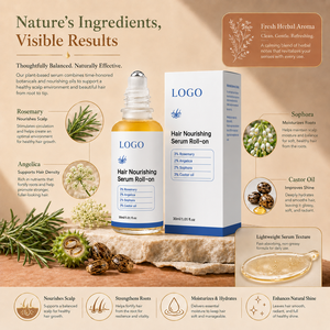 Suero para el Crecimiento del Cabello con Romero, Aceite de Ricino, Extracto de Angélica y Sophora, Masajeador para el Cuero Cabelludo, para Cabello Fino, 30 ml - Product Image 5