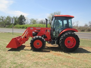 Tracteur à cabine 4x4 M6060 avec moteur 100 CV, pompe, boîte de vitesses, roues, haute productivité, garantie de 3 ans - Product Image 2
