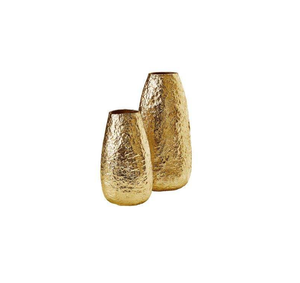 Vase en métal argenté simple et moderne, accent décoratif pour la maison, le bureau, la table et les événements, provenant d'Inde - Product Image 6