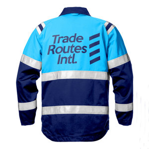 Logotipo personalizado Marca disponible Chaqueta de poliéster de alta visibilidad para trabajadores de la construcción industrial Chaqueta de trabajo de seguridad para pedidos a granel - Product Image 4