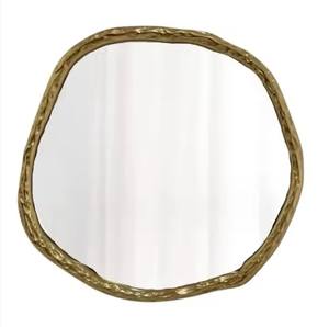 High Quality Modern Style Wall Decorative <b>Mirror</b> Indian Hand Crafted <b>Hanging</b> Makeup <b>Mirror</b> with Aluminum Frame for <b>Bathrooms</b> - Product Image 4