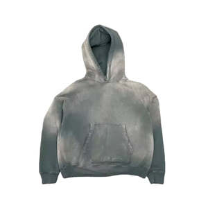 Sudadera con Capucha Gris para Hombre, Personalizada, Bordada, de Hombros Caídos, Estilo Lavado Ácido, 470 g/m², para Invierno - Product Image 6
