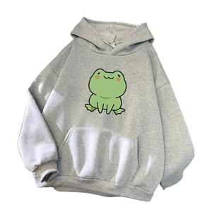 Sudadera con Capucha Personalizada con Logotipo Frontal, Lavado Ácido, de Algodón Tejido, Transpirable, de Hombros Caídos, Estilo Holgado para Hombre - Product Image 5