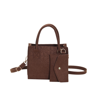 Bolso cruzado de poliéster de cuero Pu a la moda para mujer, bolso de un solo hombro de gran capacidad, Color de contraste a cuadros, elegante para mujer - Product Image 5