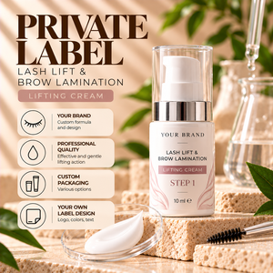 ELAN KIMYA OEM Private Label Lash Lift & Brow for Lifting Cream Step 1 Tinted Long Lasting 10ml - Product Image 3