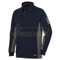 Polos à manches longues extensibles pour hommes - Product Image 1