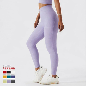 New Winter Lulu Yoga Pants Thread <b>Pocket</b> High Waist Fitness Lulu Yoga <b>Leggings</b> Tight Peach Butt Lift Running Sports <b>Leggings</b> - Product Image 4